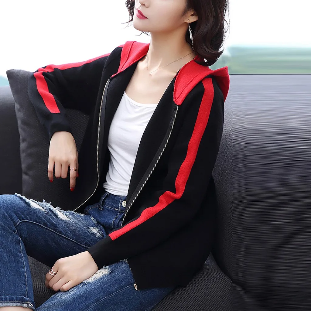 Модная женская толстовка с буквенным принтом Спортивная кофта длинным рукавом