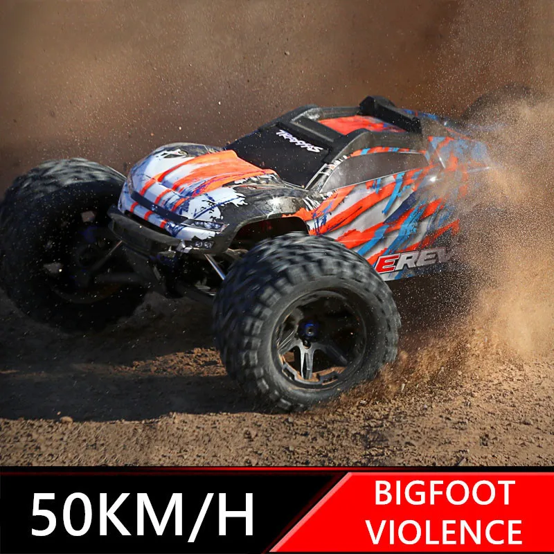 

JTY игрушки 50 км/ч Bigfoot Радиоуправляемый грузовик 4x4 RC Дрифт автомобиль водонепроницаемый с дистанционным управлением внедорожники радиоупр...