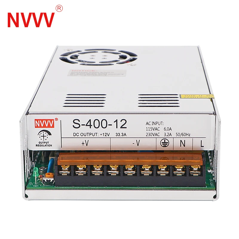 NVVV s-400w-12v33a импульсный источник питания Промышленная Автоматизация промышленный
