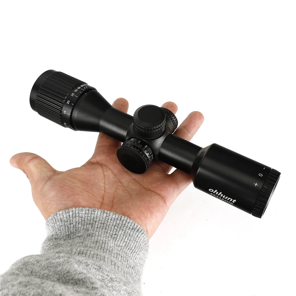 Ohhunt 4x32 AO мини Mil-Dot двойной цвет с подсветкой Стекло травленая сетка охотничий прицел тактический оптический прицел