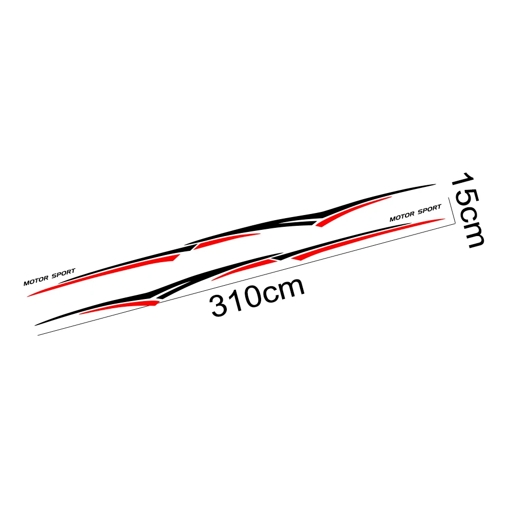 

For Audi A4 A3 Acura TSX RSX MDX Alfa Romeo 159 Giulia Cadillac CTS ATS Accessories 2pcs Car Door Wasit Line Vinyl Film Sticker