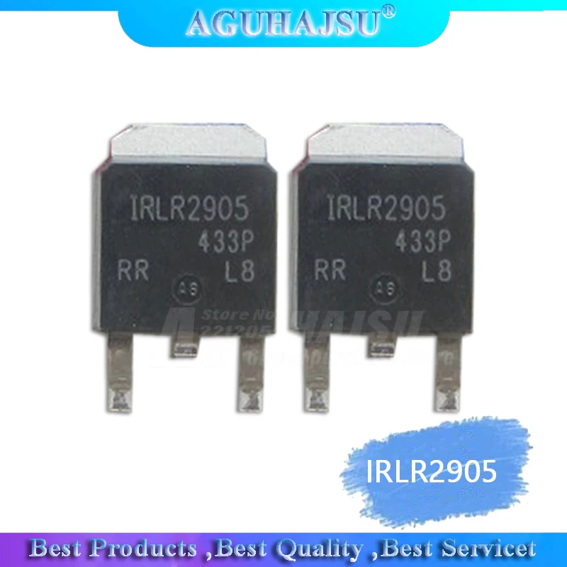 10 шт. IRLR2905 TO 252 IRLR2905TRPBF TO252 molewei SMD D PAK пластырь mos FET MOSFET 55V 36A|Интегральные схемы| |