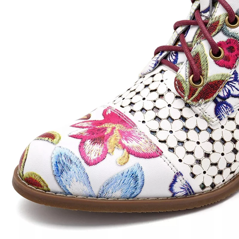 Puimentiua; Брендовые женские ботильоны; коллекция года; женская обувь на плоской подошве с цветочным принтом; женские вечерние туфли-лодочки для танцев; классические кожаные ботинки