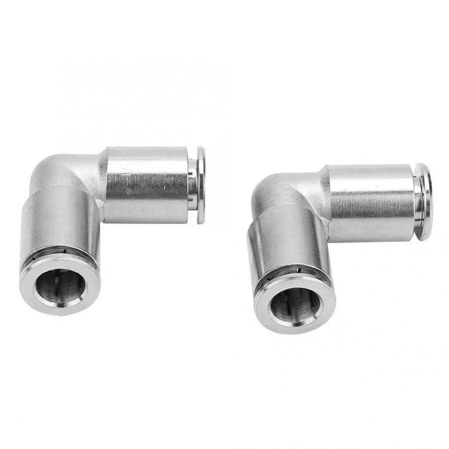 2 шт. медный никелированный локоть 90 градусов воздушный шланг пневматический