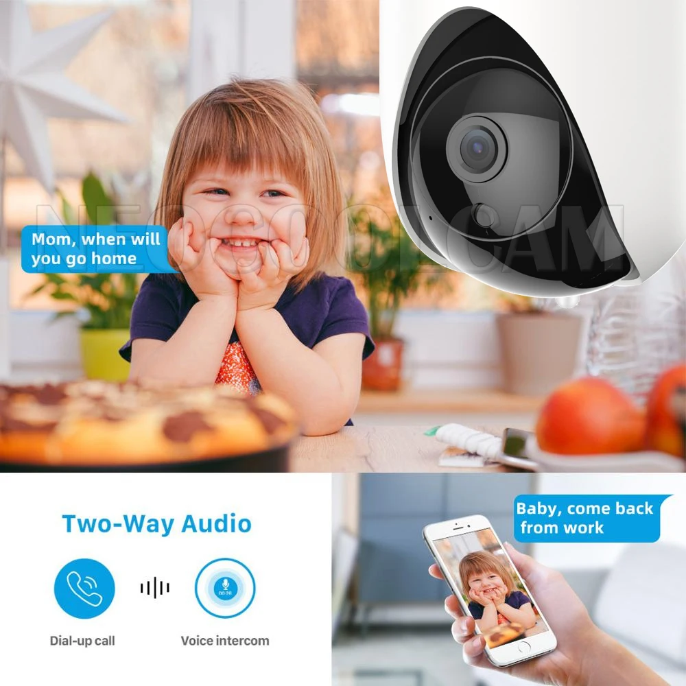 3MP Ai Отслеживание Wi Fi IP Камера Беспроводной CCTV видеонаблюдения ИК Ночное видение