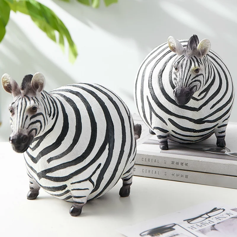 

Zebra Statue Animal Figurine Creativity Style Nordic Home Accessories Home Decor Home House Figurines Office Decoration Gift
