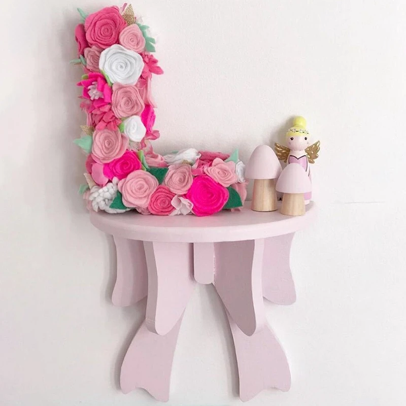 

Wooden Cute Storage Holders for Baby Kids Room Decorations Wall-mounted Children Room Decoration Shelves Organizer Holder