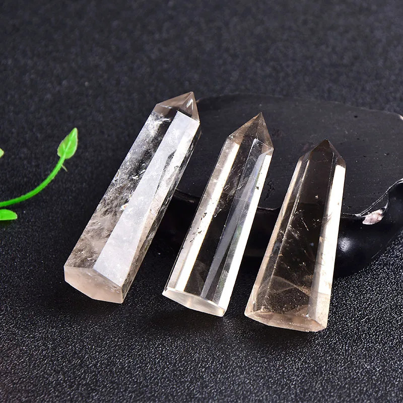 1 шт. натуральный кристалл дымчатого кварца ТОЧКА энергии Рейки шестигранная