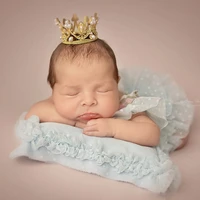 newborn baby photography props accessories crown princess studio baby girls photo prop gold crown infant bebe fotografia prop