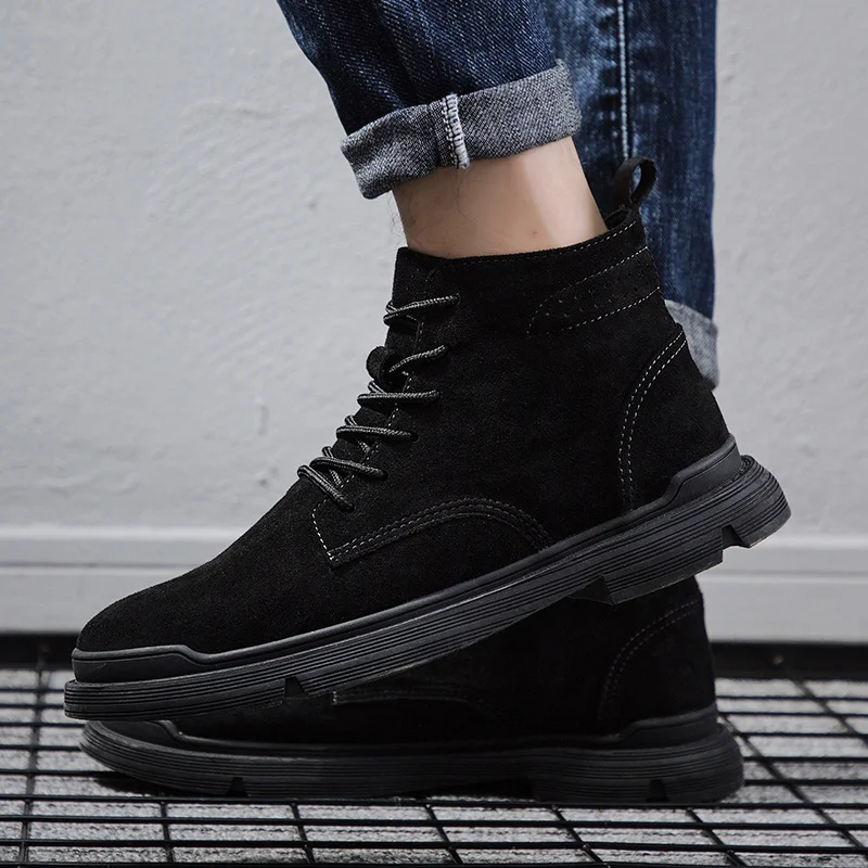

Zapatos Informales De Hombre Mens Causal Shoes Black Sneakers Casual Men Leather For Sports Men's High Male Sport