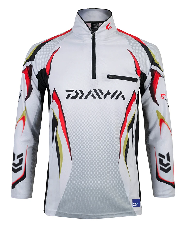 S-5XL 2021 теплая одежда для рыбалки DAIWA DAWA мужская дышащая Солнцезащитная Спортивная