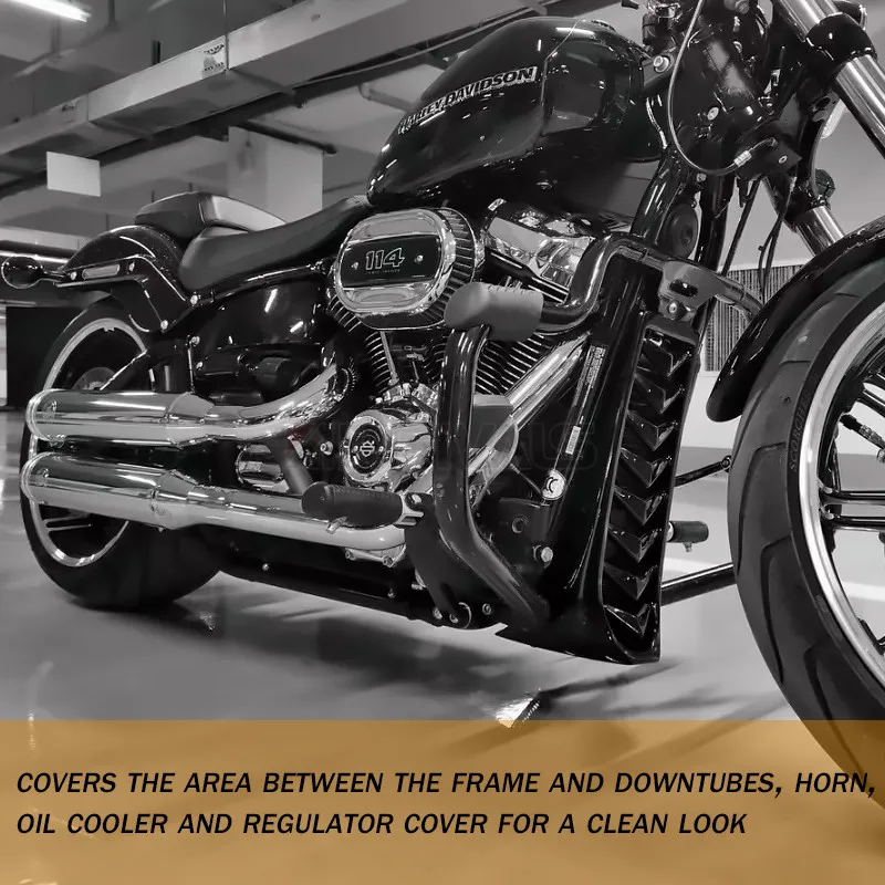 Передняя Нижняя крышка радиатора для мотоцикла обтекатель подбородка спойлер