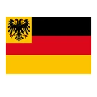 Флаг германской конфедерации (war) 3x5 футов 90x150 см Баннер с 2 латунными люверсами цифровая печать 100D полиэстер