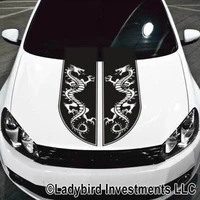 for tribal dragon rally hood stripes decal universal fits most cars and trucks