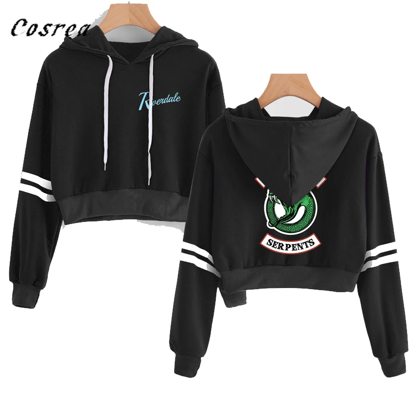 

Southside Riverdale Cosplay Women Hoodies Sweatshirts Pullover Riverdale hoodies south side Cropped Jacket Girls Streetwear Co