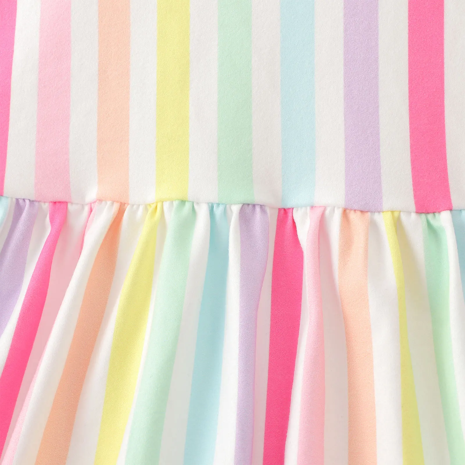 Летний комплект одежды для маленьких девочек в полоску Citgeett комбинезон с