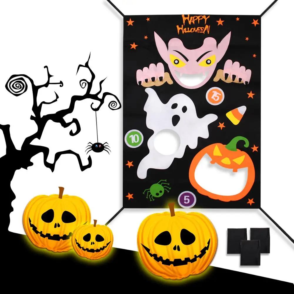 FENGRISE Хэллоуин висит бросить игру подарок на для детей и надписью &quotHappy Halloween&quot