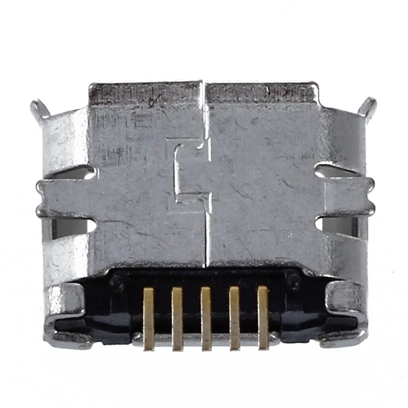 10 x Micro USB разъем Jack PCB SMD крепление Серебро|Соединители| |