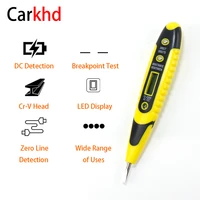 digital test pencil multifunction ac dc 12 220v tester electrical screwdriver lcd display voltage detector pen electrician tools