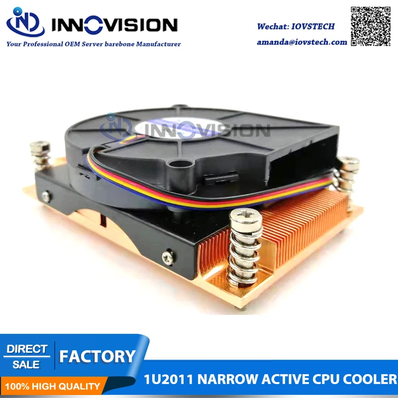 1u LGA2011 узкий 94*56 мм кулер для серверного процессора радиатор подходит intel Xeon E5-2600