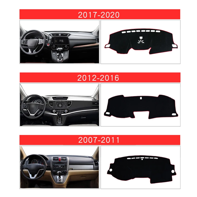 Коврик для приборной панели автомобиля Honda CRV CR-V CR V 2007 2008-2010 2011 2012 2013 2014 2016 2015 2017 2018