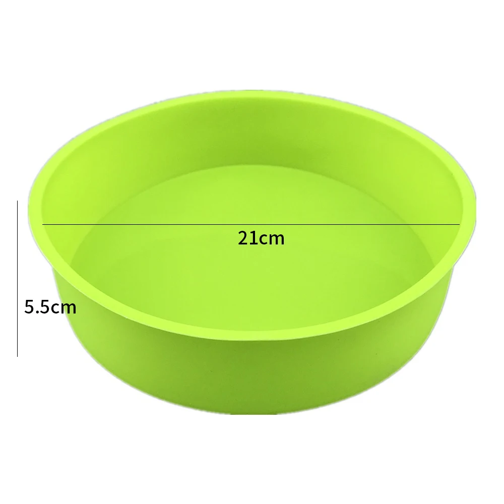 

8 Inch Silicone Round Cake Pan Non-stick Baking Mould Bakeware Tray
