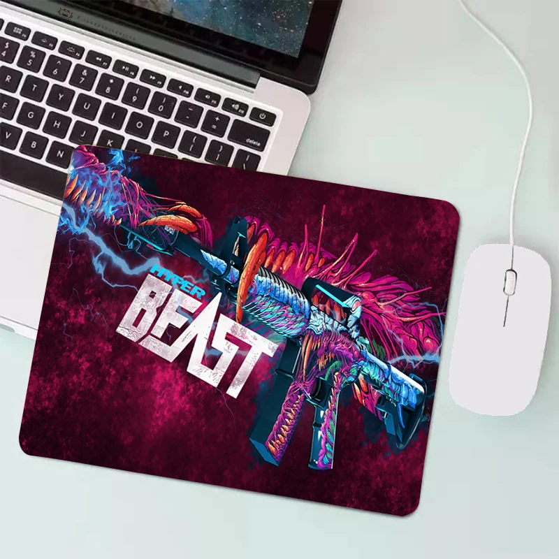 

Коврик для мышки CS GO Hyper Beast Gun, аксессуары для игр, коврик для клавиатуры, коврик для мыши Gabinete Gamer Varmilo 24x20 см, коврик для мыши