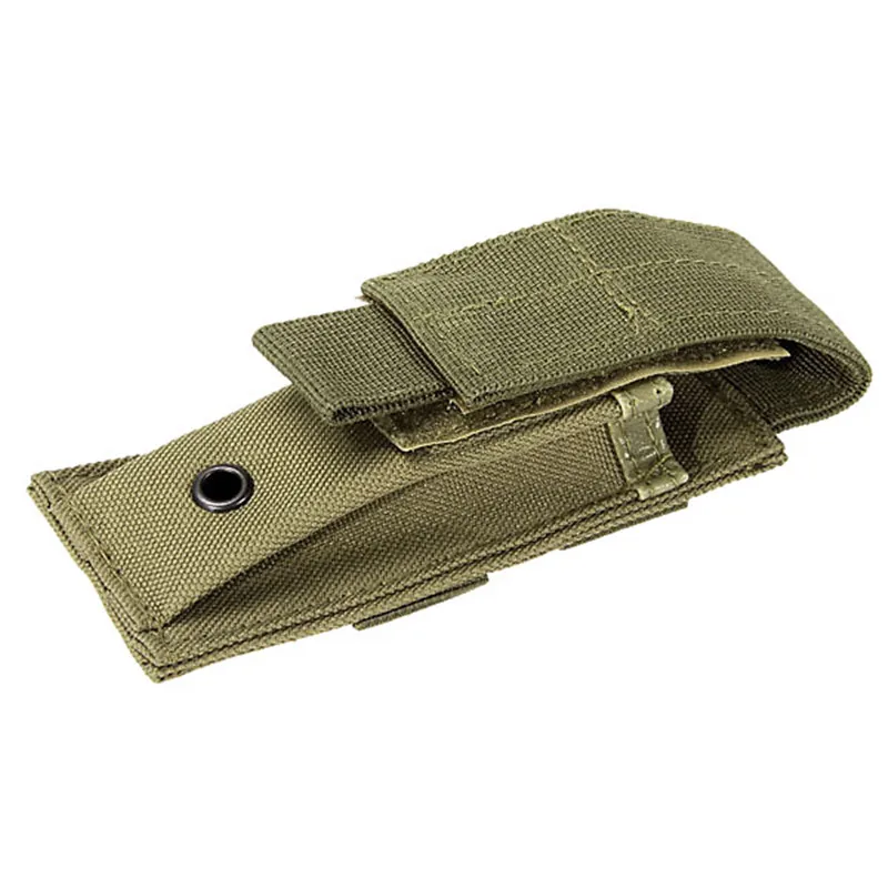 Army Green Многофункциональный практичный Тактический нейлоновый фонарик кобура складной нож подсумок Охота Кемпинг Спорт на открытом воздухе - Цвет: Army Green