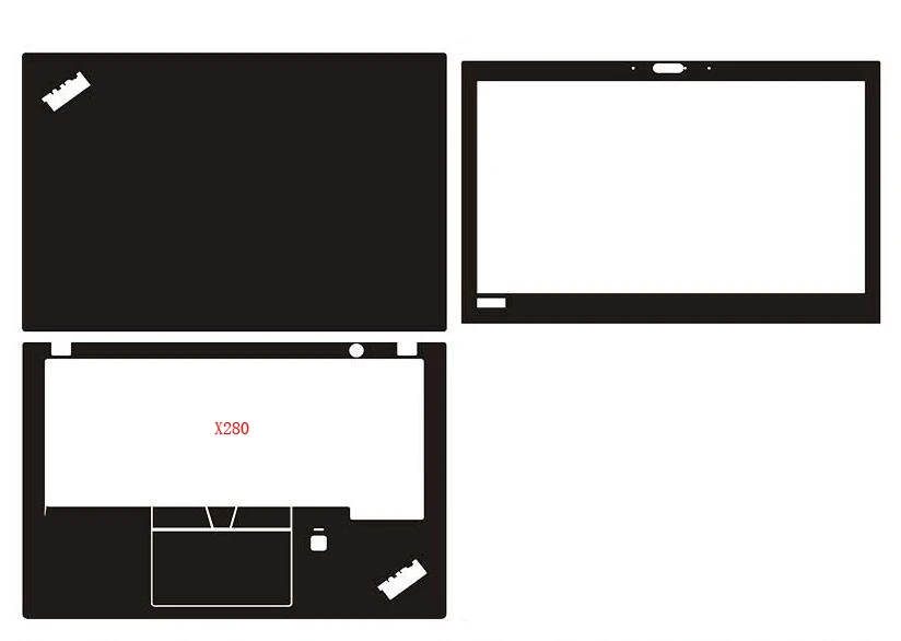 

3PCS Skin Sticker Full Cover For Lenovo Thinkpad X280 X270 X260 X250 X240 X230