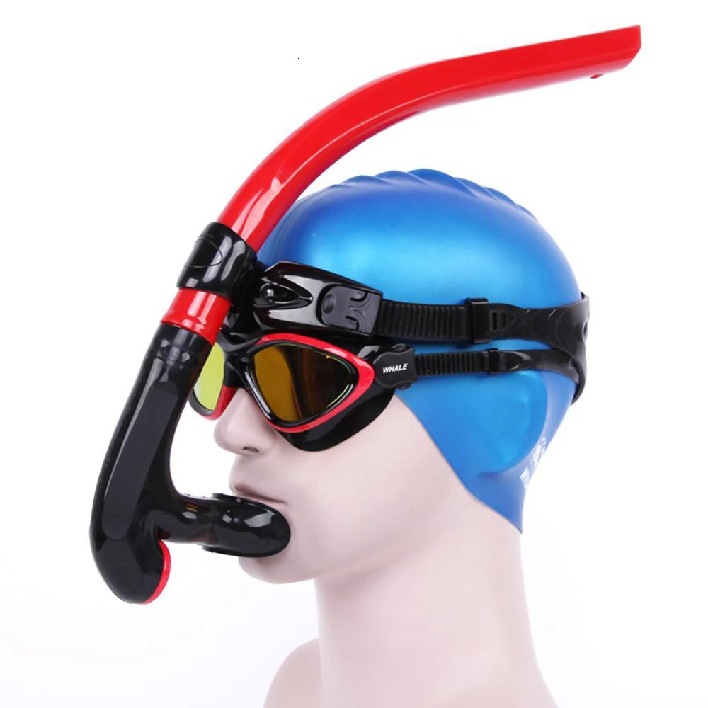 

Training Front Breathing Professional Adjustable Underwater Adults Swimming Soft Silicone Diving Snorkel Snorkeling Tube Dry