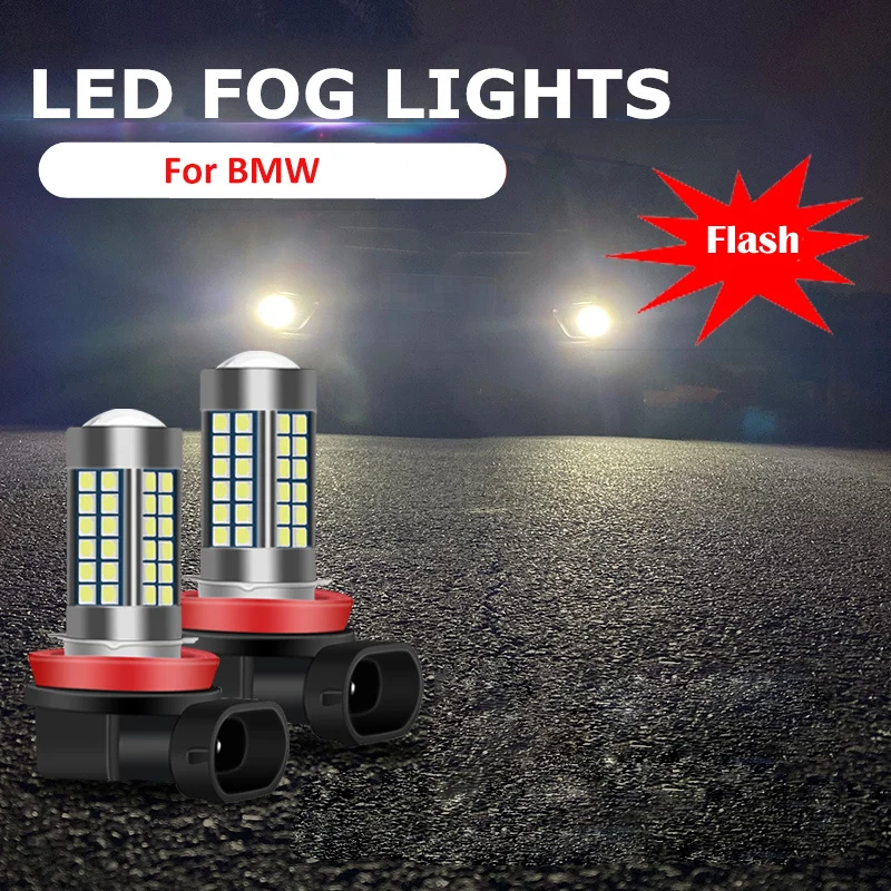 

2PC H11 H8 Car LED Bulbs Driving Flashing Fog Light Lamp Bulb For BMW Audi Mercedes VW Toyota Honda Lada Subaru White / Golden