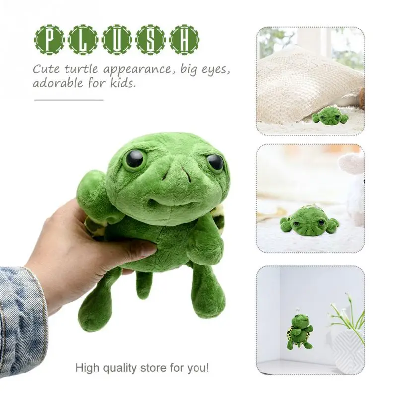 С большими глазами мягкий черепаха плюшевые куклы с игрушками Симпатичные