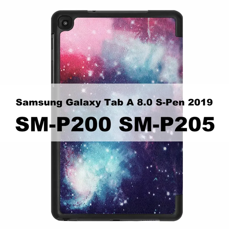 A8 NO S Pen 3-в сложенном виде чехол для samsung Galaxy Tab A8 с Стилус S-Pen 8," Магнитная Крышка для samsung SM-P200 SM-P205 SM-T290 SM-T295 Fundas - Цвет: A8 NO S Pen