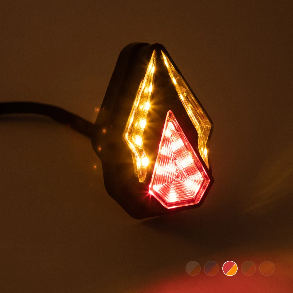 

For Kawasaki Suzuki Motorcycle Flashing Lights Turn Signal Light Indicator Lamp Flasher Flowing Water Blinker 2PCS