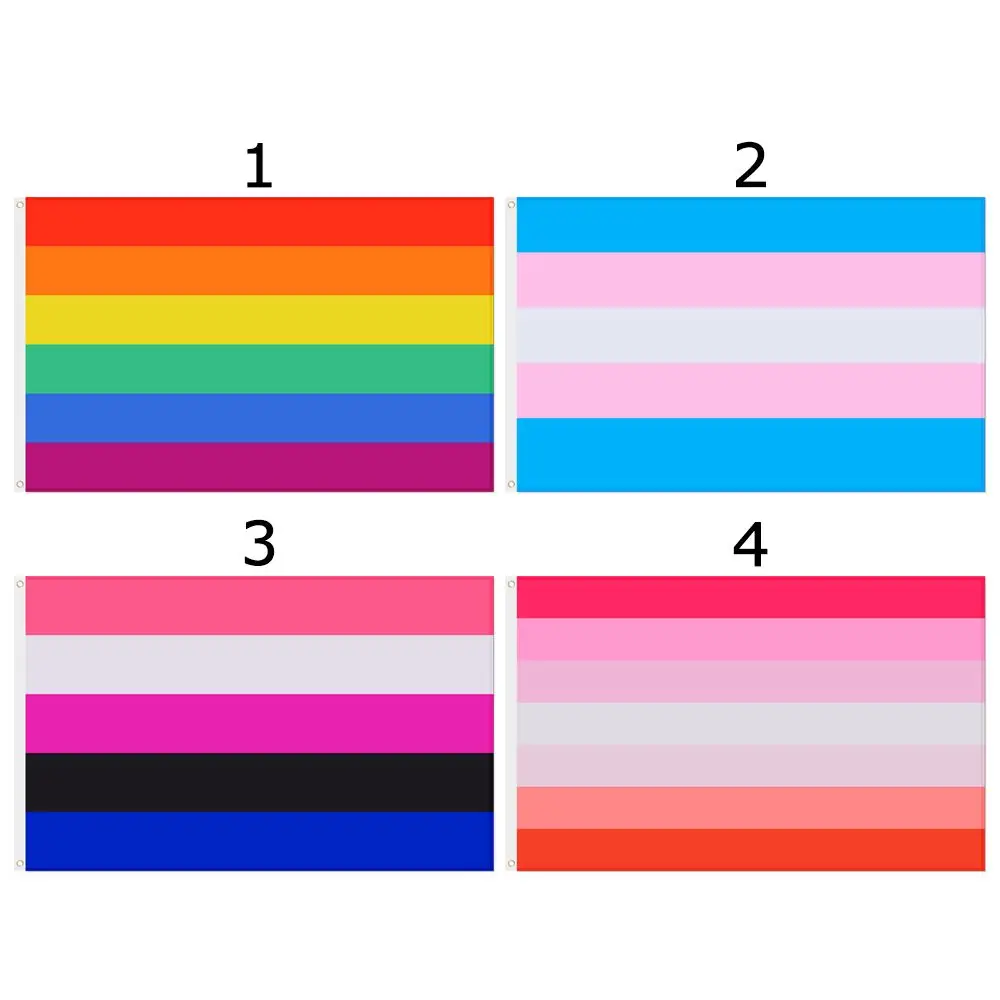 Радужный Флаг 35 футов геи ЛГБТ праздничный флаг для гомосексуалистов 90150 см эпонж