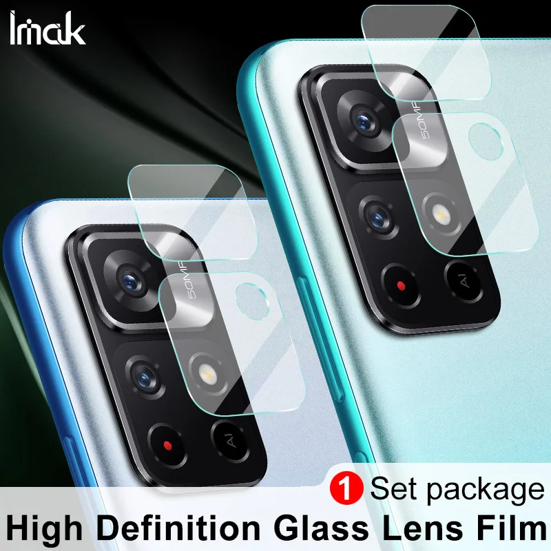 

Imak 1 set /Package Camera Lens Protective Film for Xiaomi Redmi Note 11 5G Tempered Glass Wear Resistant