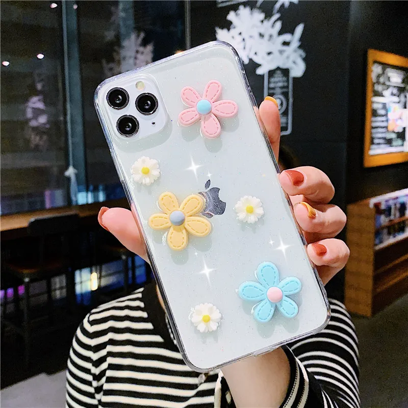 Свежий цветок мобильный телефон чехол для iphone 11 7 8 6 x xr pro max xs силиконовый