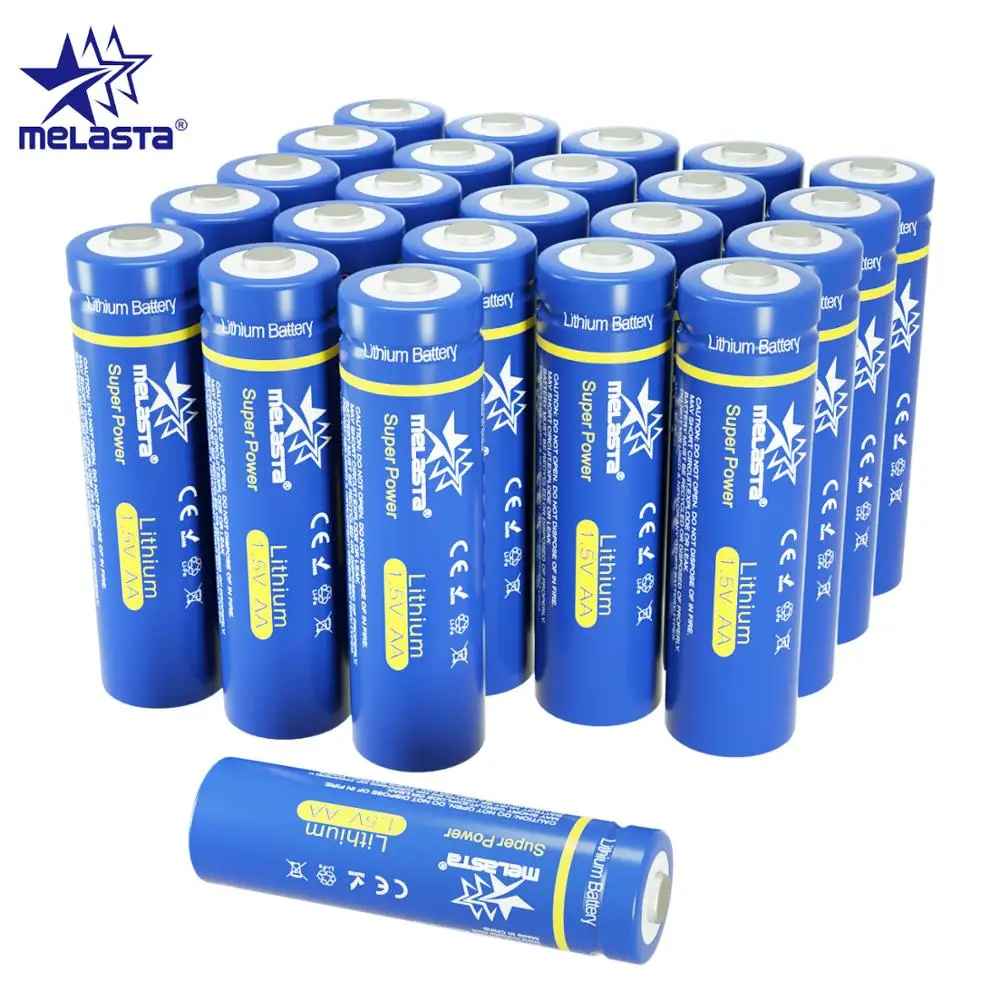 

Melasta 24pcs AA 1.5V 2900mAh lifes2 FR6 FR14505 Lithium dry Battery for toys MP3 camera electric shaver toothbrush remote clock