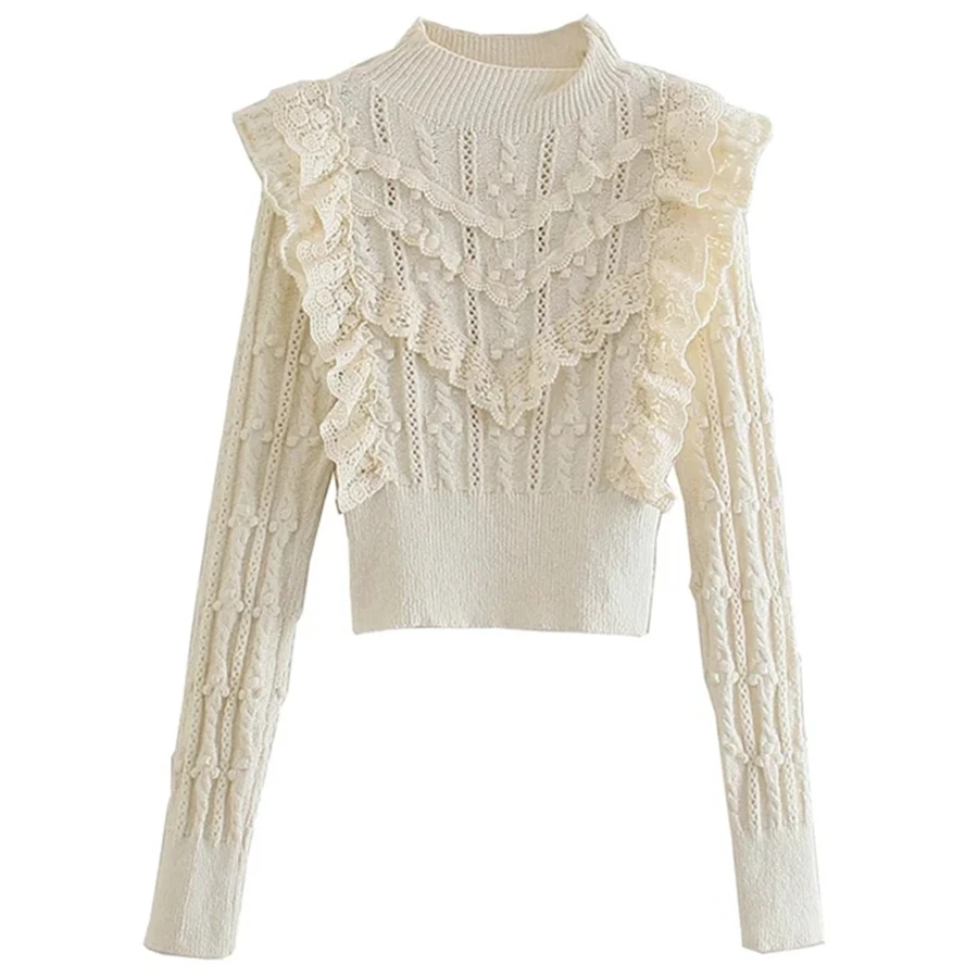 

Elmsk пуловеры Топы 2021 индийский этнический винтажный Каскадный жаккардовый Плетеный Модный зимний свитер для женщин