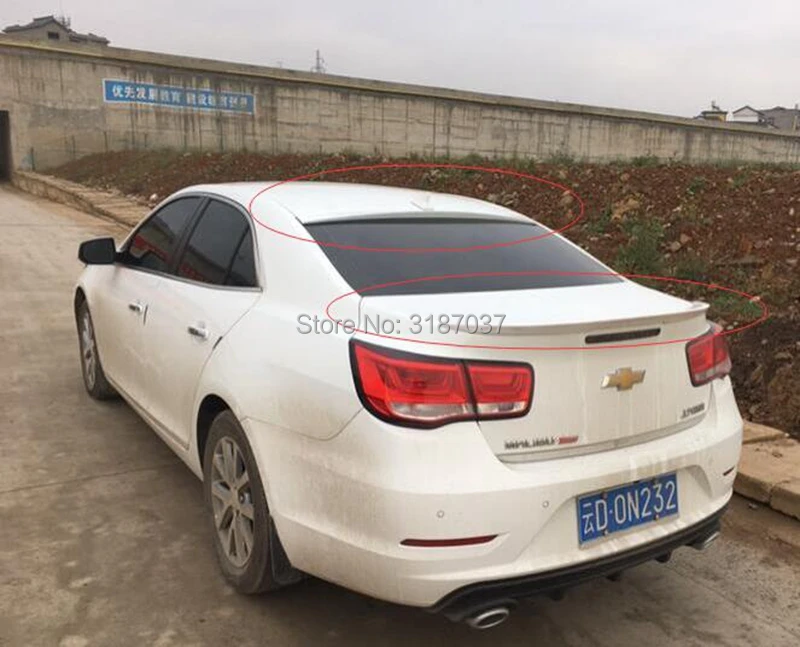Спойлер для Chevrolet Malibu 2012-2015 АБС-пластик неокрашенный Задняя Крышка багажника