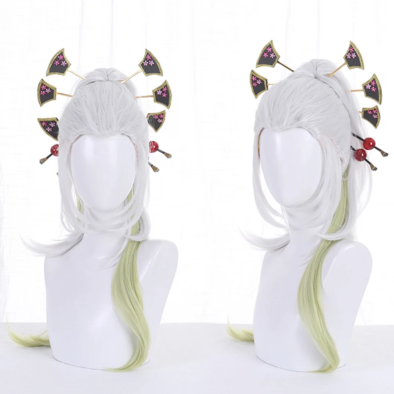 Парик для косплея из аниме комикса рассекающий демонов термостойкий
