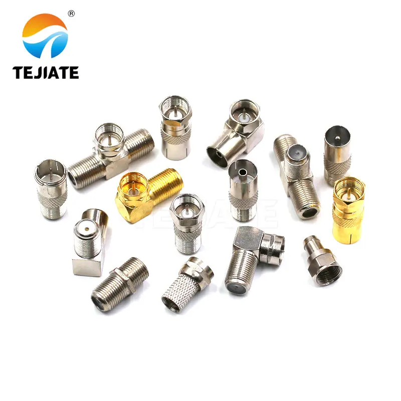 5 шт. адаптер для телевизора CA штекер/Гнездо F/ТВ штекер/гнездо британская система