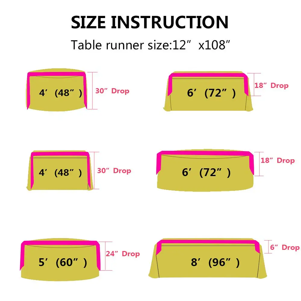 Настольная дорожка из розового золота с блестками 2 упаковки|Украшения своими