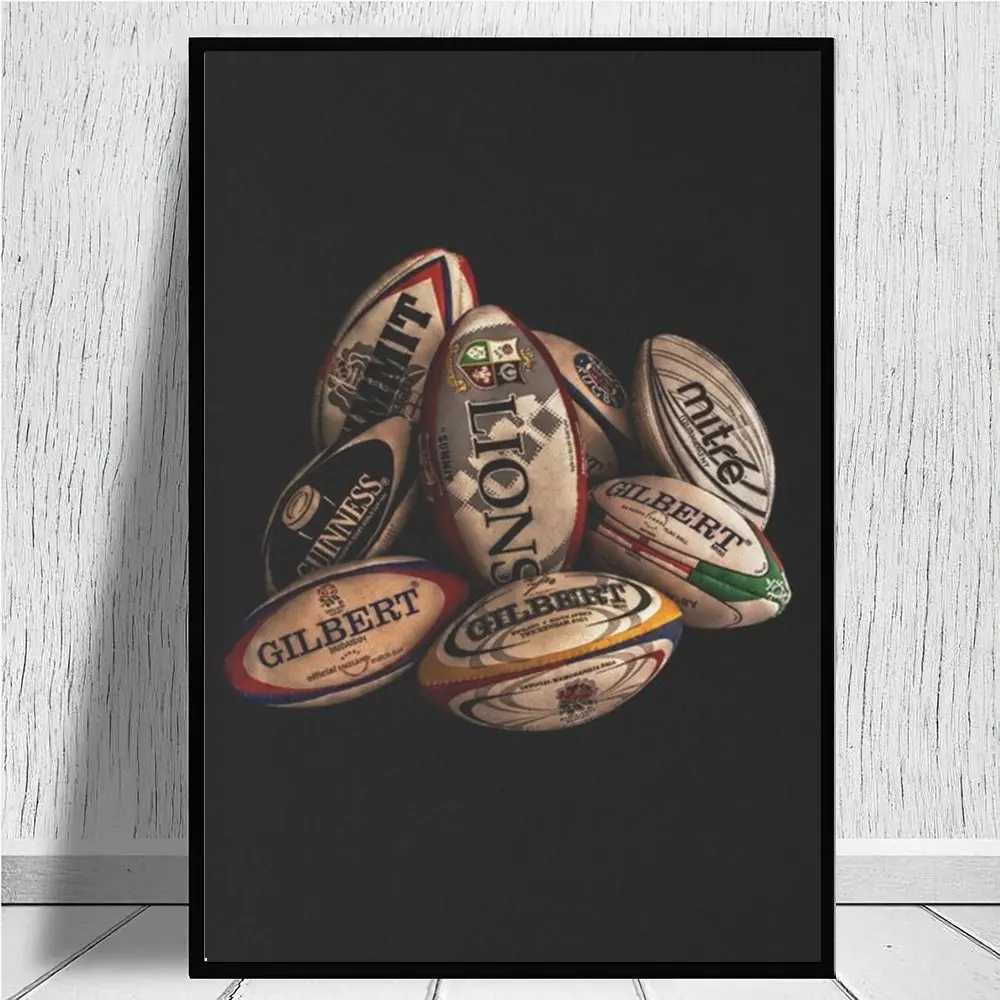 

Rugby Balls canvas prints Art Posters And Prints Abstract Canvas Art Wall Paintings Cuadros Pictures For Living Room Decor