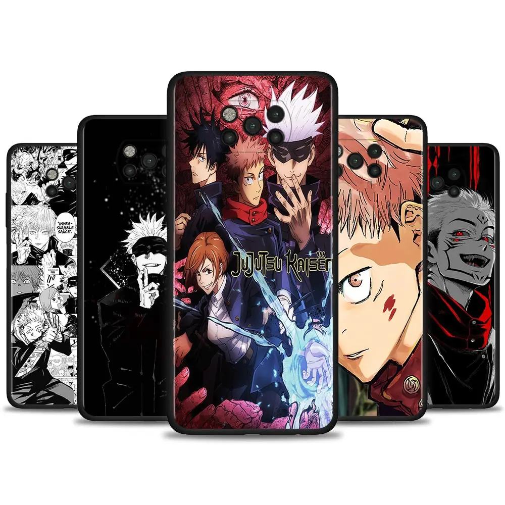 anime jujutsu kaisen silicone soft pnone case for xiaomi mi poco x3 nfc pocophone f1 m3 pro 5g f3 back cover fundas housing free global shipping