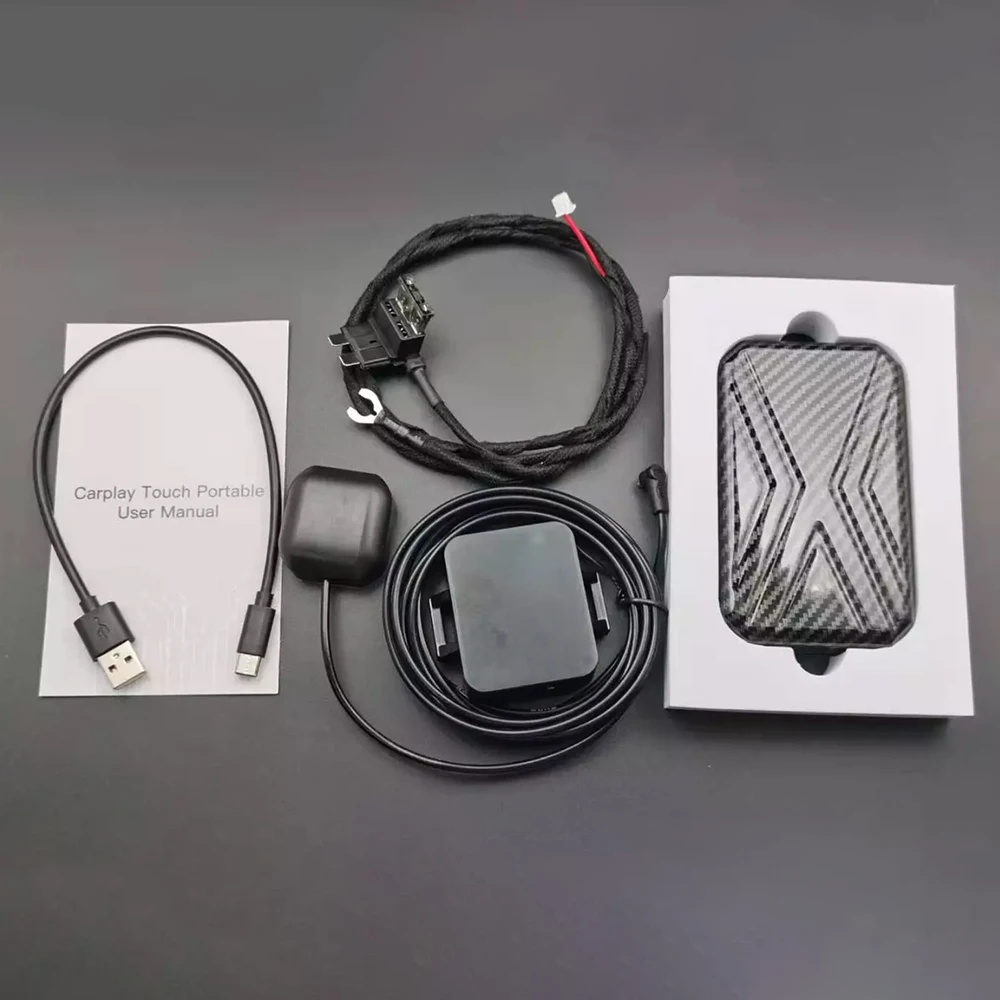 Carplay Ai Box Автомобильный мультимедийный плеер Новая версия 4 + 64G система Android