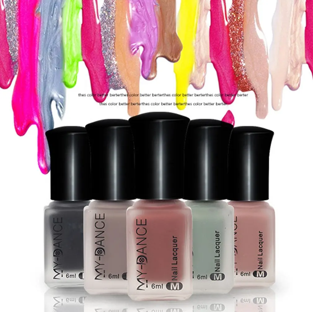 6 мл Най лак Цвет длительный туман поверхности для ногтей матовый Лаки | Красота и