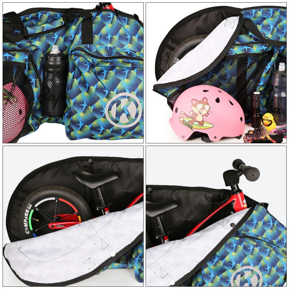 

1pc Oxford Cloth Bike Bag Large Capacity Pouch Balance Car Portable Bag