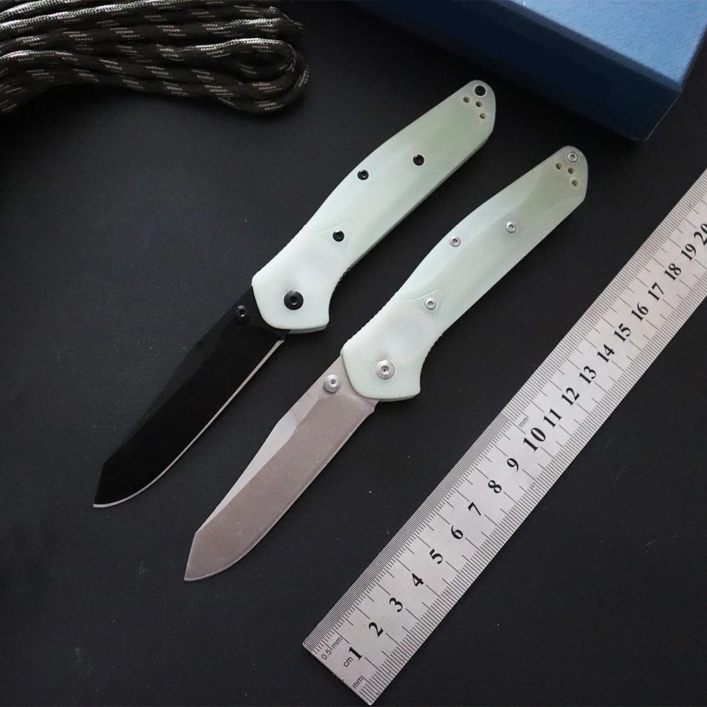 

OBM 940 оси Osborne складной нож 1/4 "D2 лезвие, G10 Ручка Открытый Кемпинг охотничий карманный нож практичный EDC 940BK 3,4
