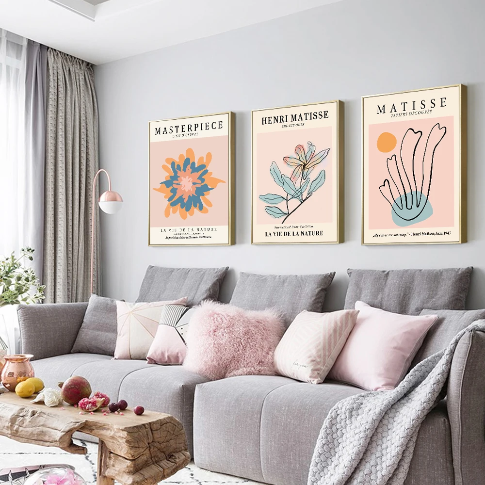 

Modern Nordic Wall Arts Poster Matisse Leaves Masterpiece Prints on Canvas Painting for Living Room Interior Home Decor Cuadros